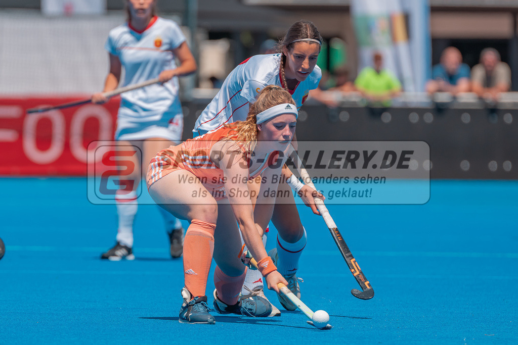 HK_20230711_101079 | Euro Hockey WU18 Spain vs Netherlands Championship Girls &amp; Boys am 11.7.2023 CHTC , Krefeld ,