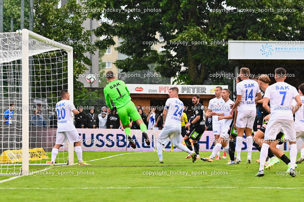 SAK vs. SK Sturm 22.7.2023 | #20 Luka Vukovic, #1 Kristijan Kondic, #24 Zoran Vukovic, #10 Otari Kiteishvili
