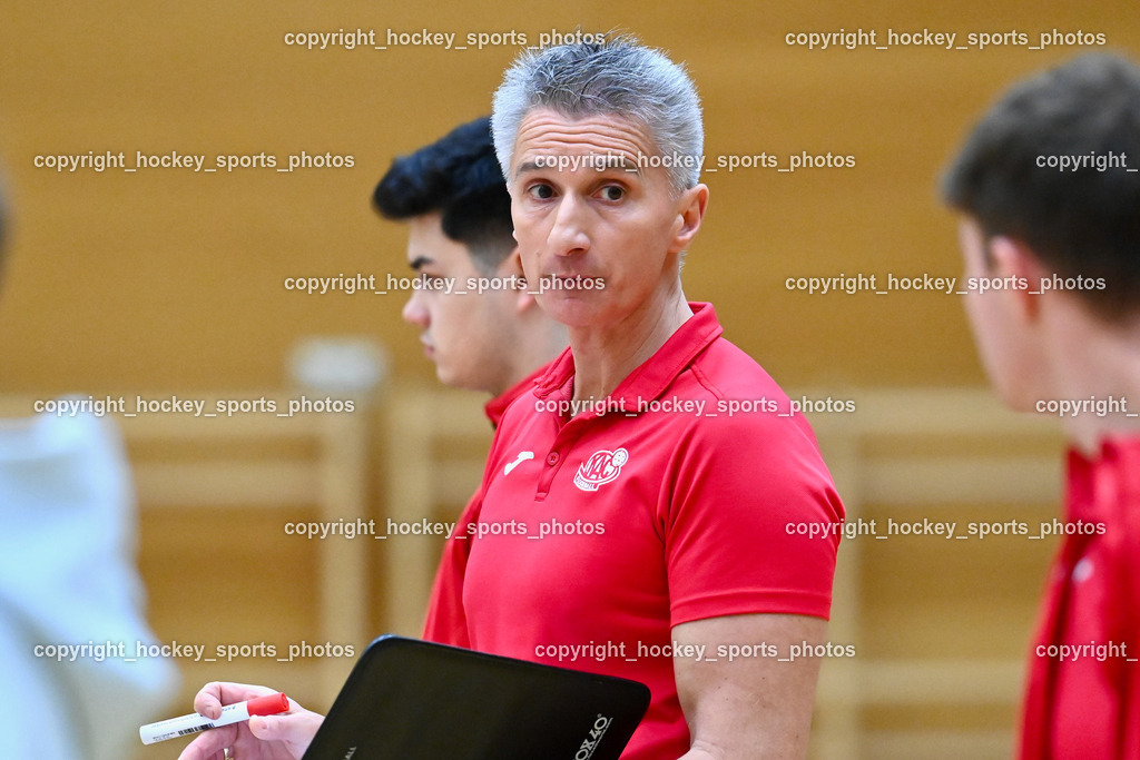 VSV Unihockey vs. KAC Floorball 4.2.2023 | Headcoach VSV Unihockey Stefan Lekas