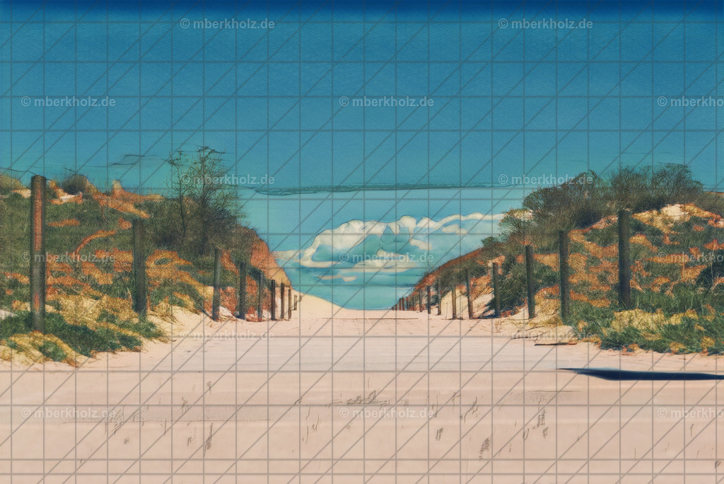 @_Marko_Berkholz_mberkholz_warnemünde-6582be | Dünenschutz am Warnemünder Strand mit Blick aufs Meer