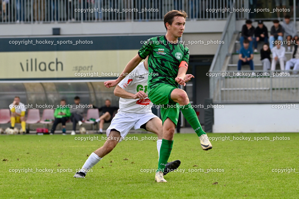 SC Landskron vs. Rapid Lienz | #8 Philipp Gatti SC Landskron, SC Landskron vs. Rapid Lienz, SC Landskron vs. Rapid Lienz am 22.09.2024 in Villach (Sportanlage Landskron), Austria, (Photo by Bernd Stefan)
