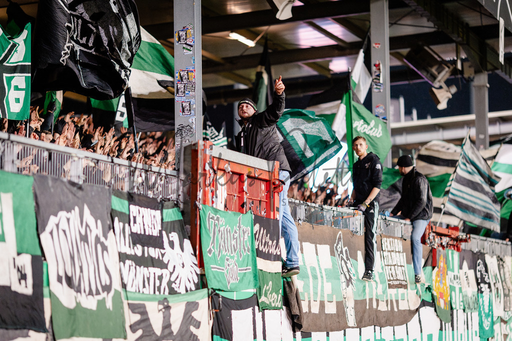 2. Bundesliga, Saison 2025/26, 21. Spieltag: SC Preußen Münster - VfL Bochum | Münster, 06.02.2026: 2. Bundesliga, 21. Spieltag, SC Preußen Münster gegen VfL Bochum im LVM-Preußenstadion in Münster. Foto: sportfotografie.ms | Markus Paletta - Realisiert mit Pictrs.com