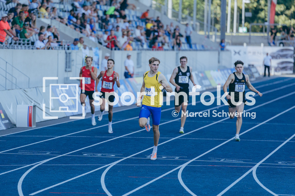 Deutsche Meisterschaften U20 / U16 2026 | Tjark Schult, LG Flensburg, 1164, 400-Meter-LaufDeutsche Meisterschaften der U20 &amp; U16 2026, Lohrheidestadion Bochum-Wattenscheid, 10.07.2026. Foto: Marcel Schwering / sportimfokus - Realisiert mit Pictrs.com