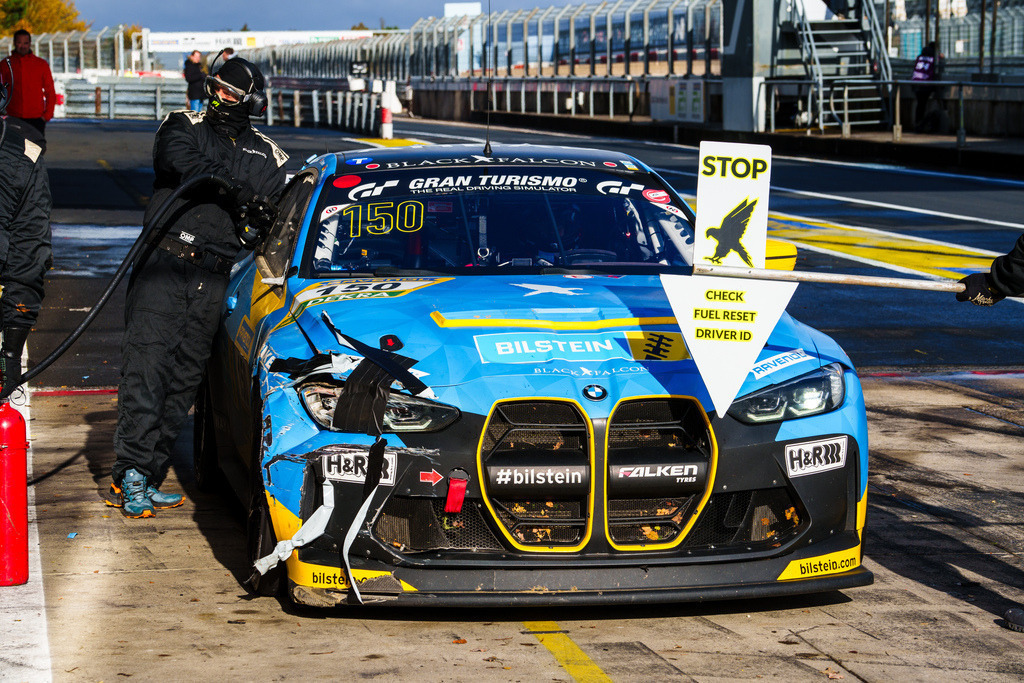 Nürburgring Langstrecken Serie (NLS) Rennen 5 | 19.10.2024 Nürburgring Langstrecken Serie (NLS) Rennen 5, Nürburgring,Deutschland, Bild: #150 Team Bilstein by Black Falcon,  Jimmy Broadbent, Steve Brown und  Manuel Metzger im BMW M4 GT4 - Realisiert mit Pictrs.com