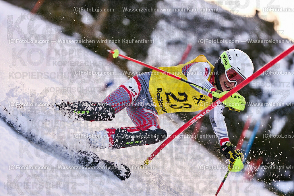 ALP2782_NWC-OAC-Slalom-II DG-I_Hochkar_Eisenhut Laurin | (C)FotoLois.com, Alois Spandl, NWC+OAC-Schüler-Slalom 1 auf dem Hochkar, Sa 7. Jänner 2023.