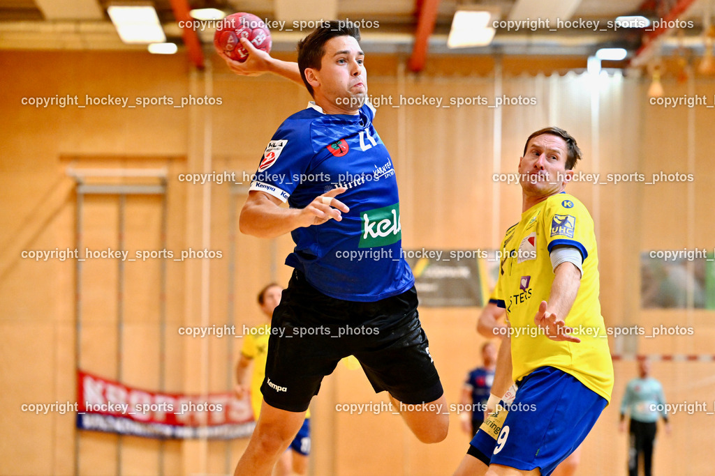 SC Ferlach vs. UHC Hollabrunn | #21 GARTNER Tine SC Ferlach, #19 GAL Kristof UHC Hollabrunn, SC Ferlach vs. UHC Hollabrunn, SC Ferlach vs. UHC Hollabrunn am 20.09.2025 in Ferlach (Ballspielhalle Ferlach), Austria, (Photo by Bernd Stefan)