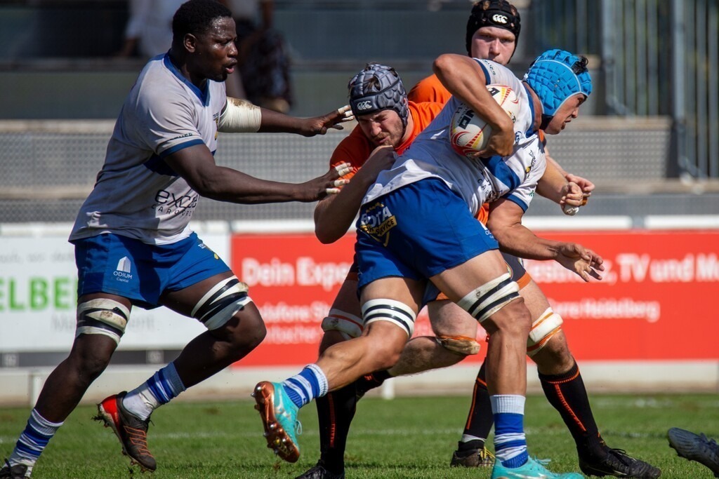 07.09.2024, Rugby 1. Bundesliga Süd/West, Saison 2024/25, 1. Spieltag: RG Heidelberg gegen TSV Handschuhsheim | 07.09.2024, Rugby 1. Bundesliga Süd/West, Saison 2024/25, 1. Spieltag: RG Heidelberg gegen TSV Handschuhsheim - Realisiert mit Pictrs.com