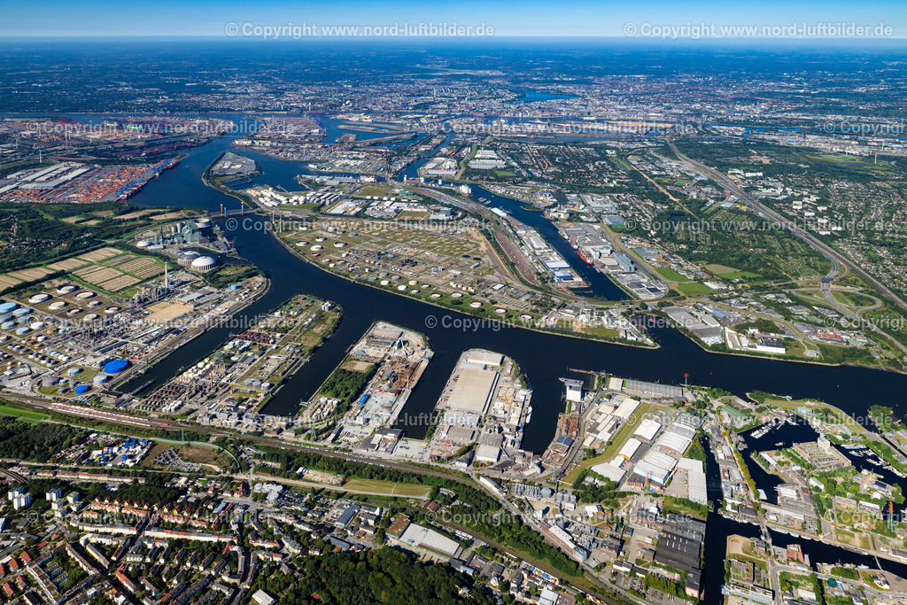 Hamburg_Hafen_Hoch_ELS_4357040923 | HAMBURG 04.09.2023 Hamburger Hafen Gesamtübersicht des Hafengebietes in Hamburg, Deutschland. // Port of Hamburg General overview of the port area in Hamburg, Germany. Foto: Martin Elsen