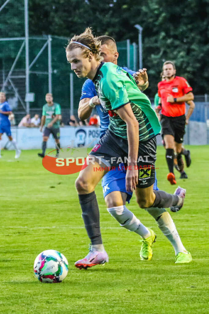 SAK Klagenfurt - VST Völkermarkt 4-5, Kärntner Liga 3. Runde | Mario Kuester (VST Völkermark #11) SAK Klagenfurt - VST Völkermarkt 4-5 am 11.08.2023 in Klagenfurt
(SAK Sportpark), Austria, (Photo by Ernst Krawagner sport-fan.at) - Realisiert mit Pictrs.com