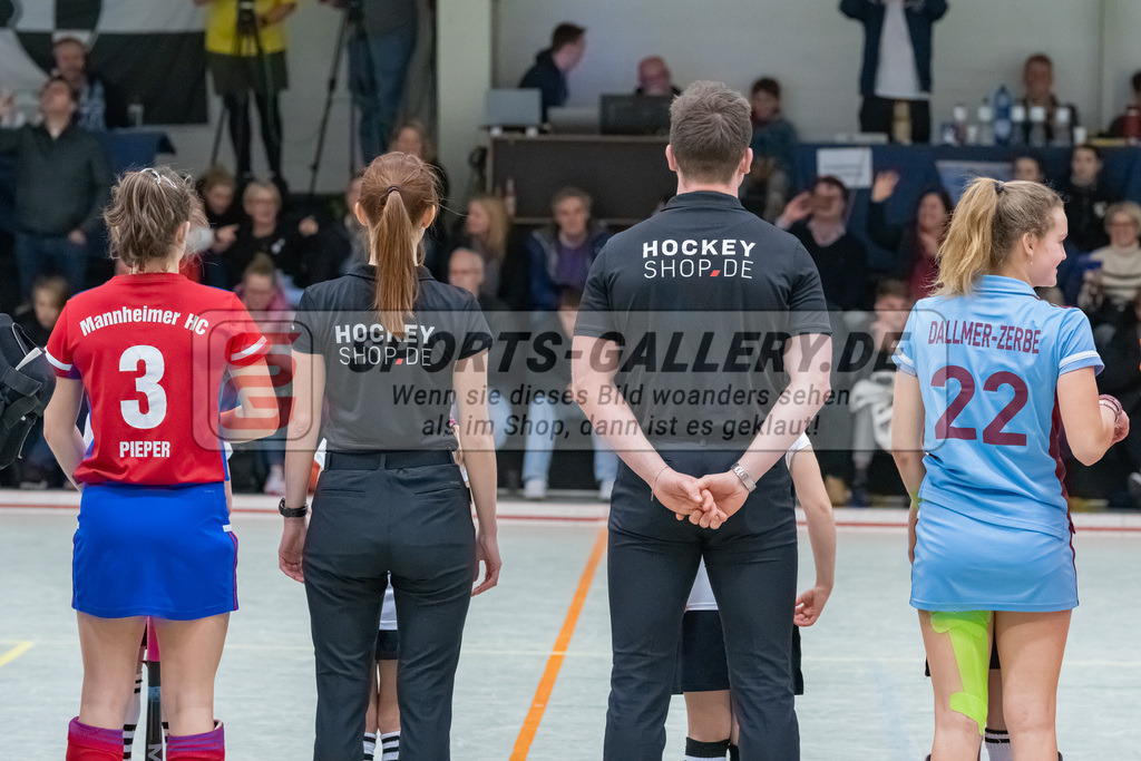 HK_20230226_105189 | Deutsche Meisterschaft WU16 Spiel um Platz 3 UHC Hamburg - Mannheimer HC am 26.2.2023 DSC 99, Düsseldorf ,