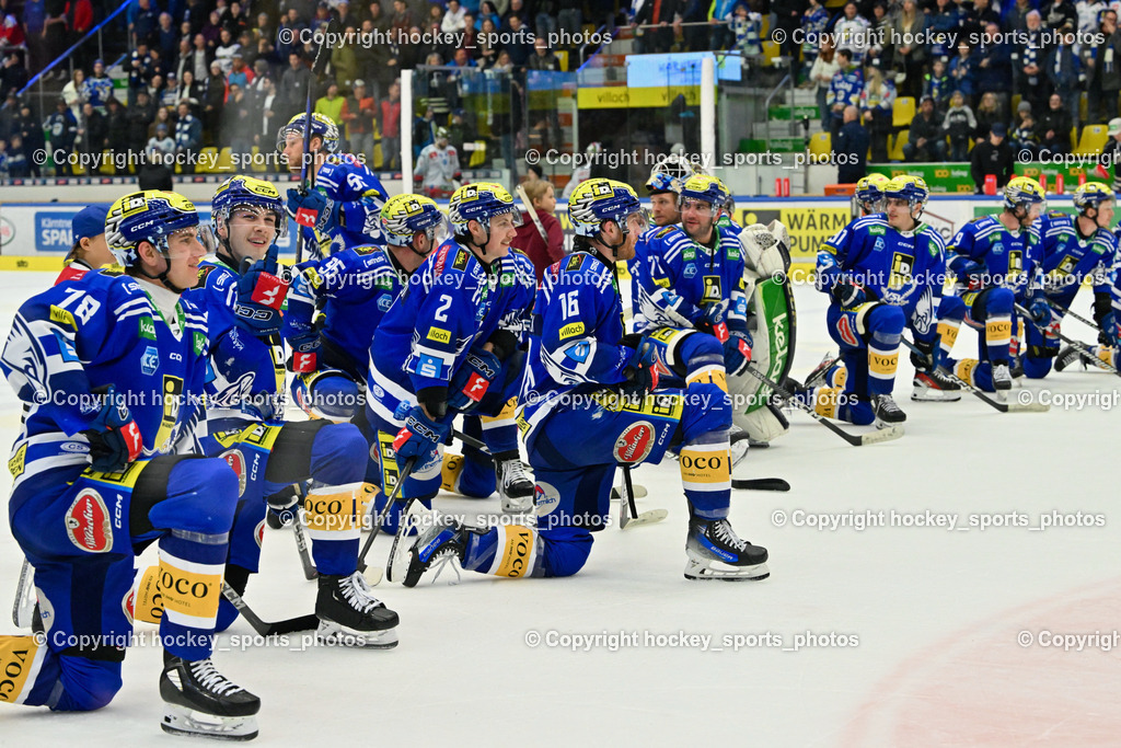 EC VSV vs. HC Bozen 16.2.2024 | EC VSV Jubel, EC VSV vs. HC Bozen 16.2.2024, EC VSV vs. HC Bozen 16.2.2024 am 16.02.2024 in Villach (Stadthalle Villach), Austria, (Photo by Bernd Stefan)