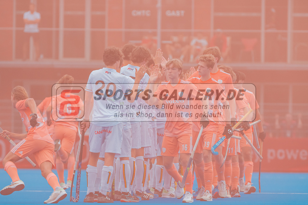 HK_20230715_102213 | Euro Hockey MU18 SF1 Belgium vs Netherlands  Championship Girls &amp; Boys am 15.7.2023 CHTC , Krefeld ,