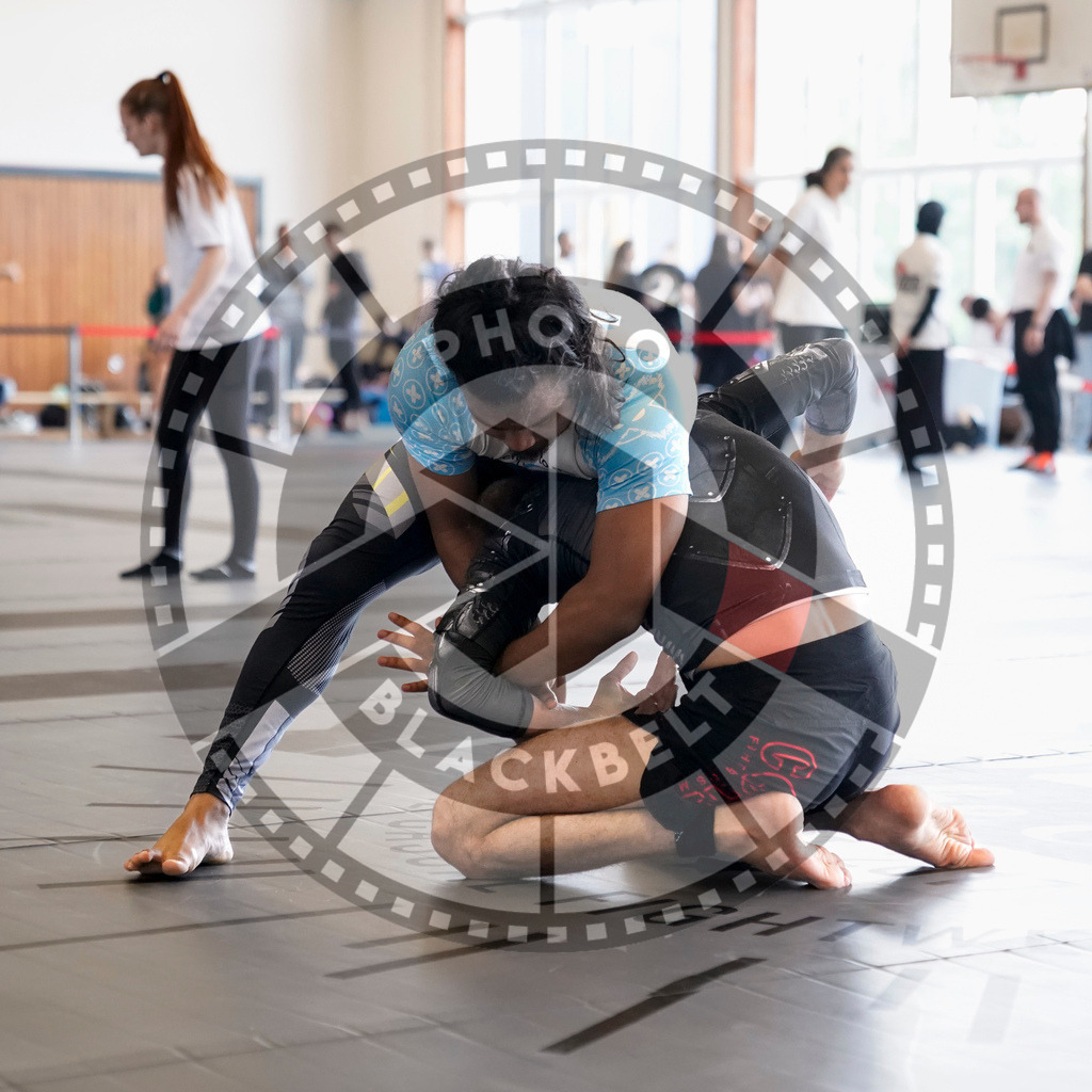 20240608PBB01350 | Fighters compete during the ILLCS VII summer edition luta livre competition in Hannover, Germany, on June 8, 2024.