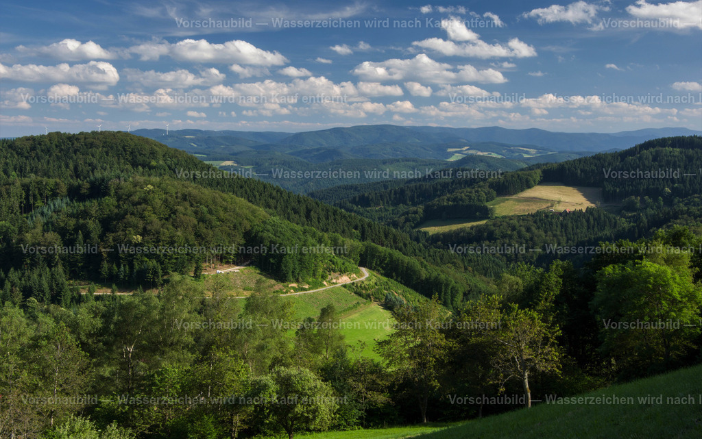 Der Schwarzwald | Blick über den mittleren Schwarzwald - Realisiert mit Pictrs.com