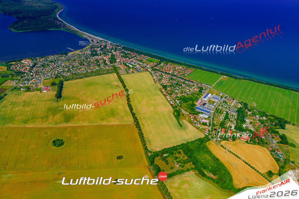 Das Luftbild der Stadt Rerik wurde 2018 vom Flugzeug heraus erstellt (keine Drohne) Aufnahmehöhe ca.400 Meter- hohe Auflösung für beste Druck-Qualität