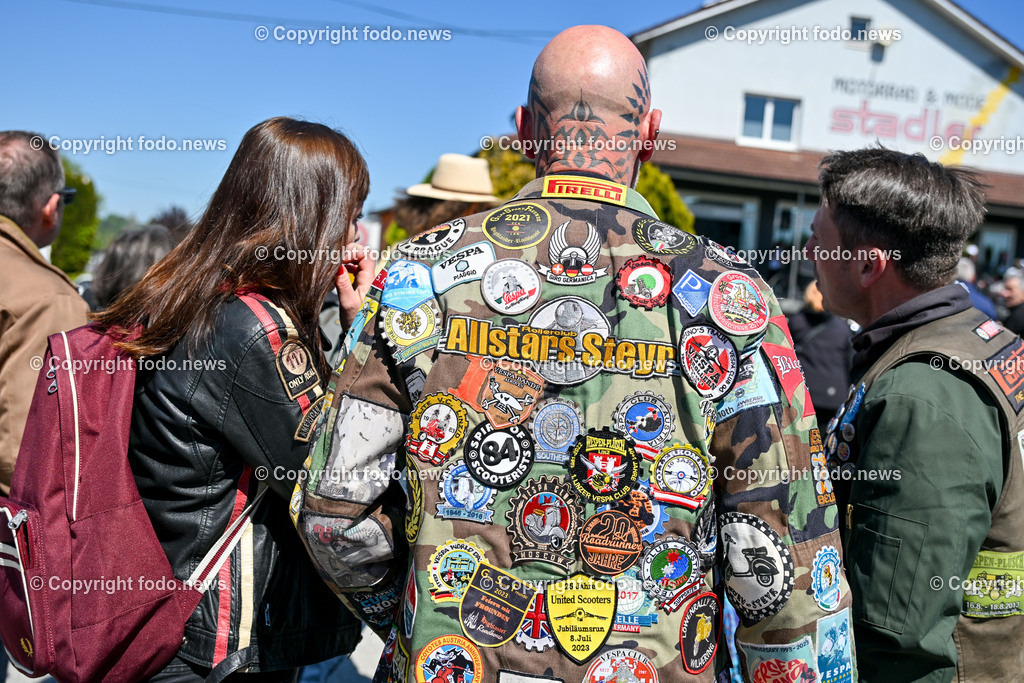 Lets Vespa togehter 2025_ Vespatreffen Neuhofen_ 27.04.2025-186 | 27.04.2025, Neuhofen, Kremsmuenster, AUT, Lets Vespa togehter 2025, Vespatreffen, im Bild Teilnehmer Vespatreffen, Motorsport Stadler©Copyright: Harald Dostal / fodo.media   Alle Bilder honorarfrei