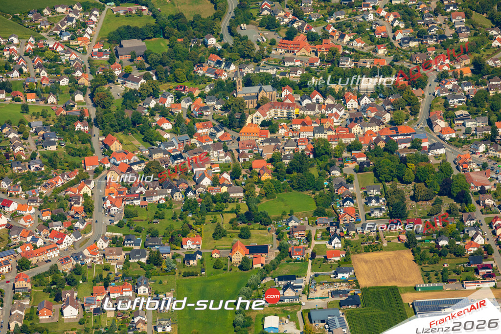 Scherfede Warburg Bild- Das Luftbild wurde 2025 vom UL-Flugzeug heraus erstellt ( keine Drohne bzw. Drohnenaufnahme ) - Hochauflösende Luftaufnahme -Nicht vergleichbar mit Google Maps oder Satelittenbilder- Die Geschenkidee !Mit Lizenz und Bildrechte bestellbar - CC