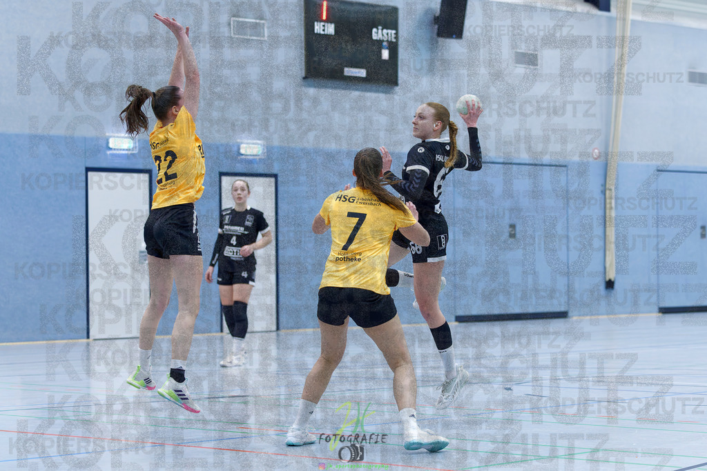 Handball Frauen Oberliga Mitte, HSG Eibelshausen/Ewersbach - HSG Lumdatal | Handball Frauen Oberliga Mitte, HSG Eibelshausen/Ewersbach - HSG Lumdatal am 21.02.2026 in Dietzhölztal-Steinbrücken (Sporthalle am Hammerweiher)Photo © 2026 - Jörg Heinrich - Realisiert mit Pictrs.com