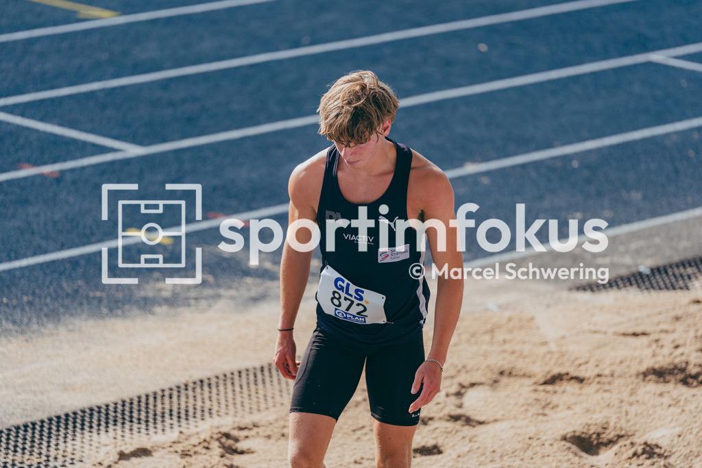 DM U23 U18 Bochum 2026 | Phil Janitz (Düsseldorf Athletics) bei den Deutschen Meisterschaften der U18 &amp; U23 2026 im Lohrheidestadion in Bochum-Wattenscheid. - Realisiert mit Pictrs.com