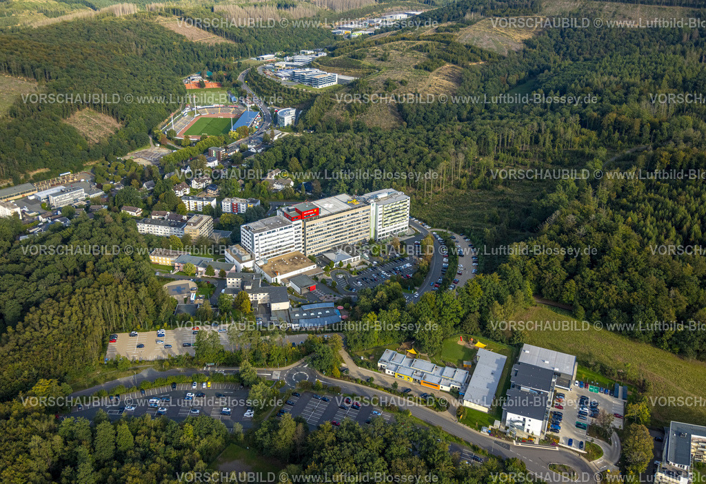 Siegen230912747 | Luftbild, Diakonie Klinikum Jung-Stilling, Siegen-Rosterberg, Siegen, Siegerland, Nordrhein-Westfalen, Deutschland