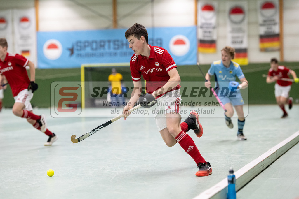 SFE_20230305_0089 | Deutsche Meisterschaft Männliche U16 Halle 2023 am 05.03.2023 in Köln (KTHC Stadion Rot-Weiss Köln Tennis and Hockey Club), Photo: Stephan Fehrmann 2022 (Sports-Gallery)