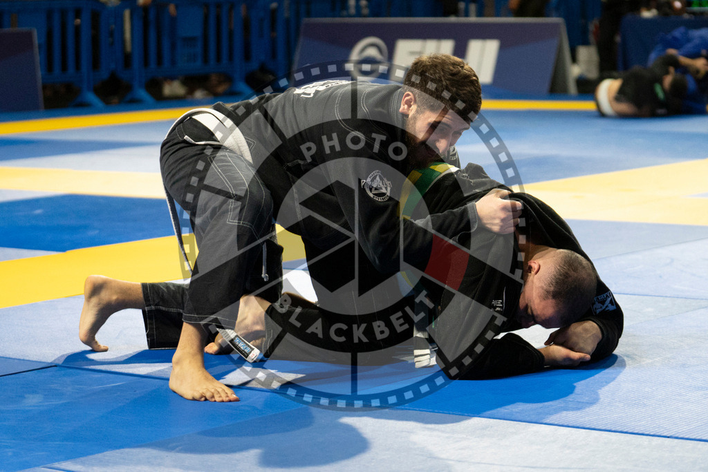 20240119PBB0862 | Fighters compete during the IBJJF European Championship in Paris, France, on January 19, 2024.