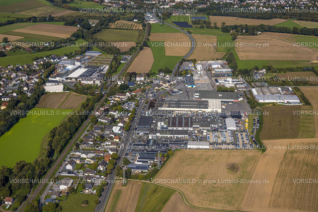 Menden230905708 | Luftbild, Gewerbegebiet Fröndenberger Straße, Schwitten, Menden, Sauerland, Nordrhein-Westfalen, Deutschland