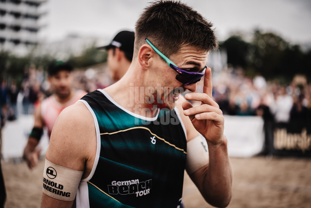 Beachvolleyball | Männer | Deutsche Meisterschaften 2025 Timmendorfer Strand | 05.09.2025 | David Poniewaz nach seinem letzten Spiel seiner Karriere