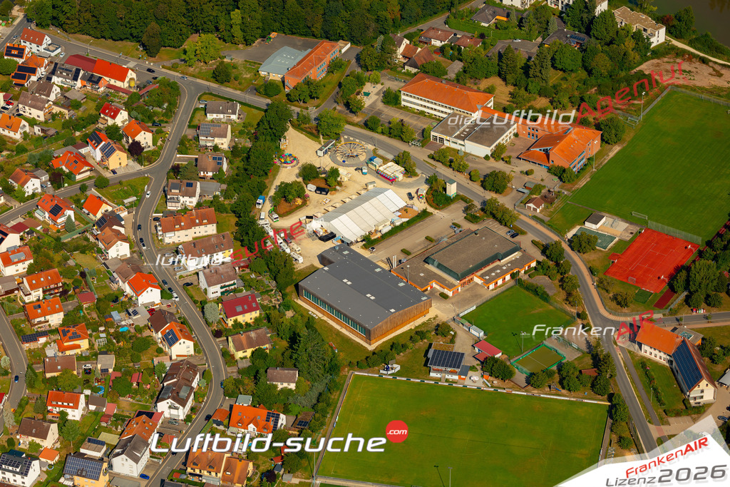 Das Luftbild zeigt :  Weisendorf - Die Luftaufnahme wurde 2024 vom UL-Flugzeug aus erstellt ( keine Drohne ) - Hochauflösende Luftaufnahme - Für grossformatige Ausdrucke geeignet. Die Geschenkidee !Mit Lizenz und Bildrechte bestellbar
