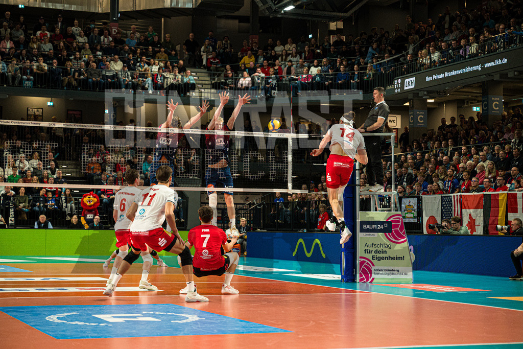 Volleyball I Herren I Saison 2025/2026 I Bundesliga I 8. Spieltag I SVG Lüneburg - SV Warnemünde | CONTRAST ZERØ MEDIA - Realisiert mit Pictrs.com
