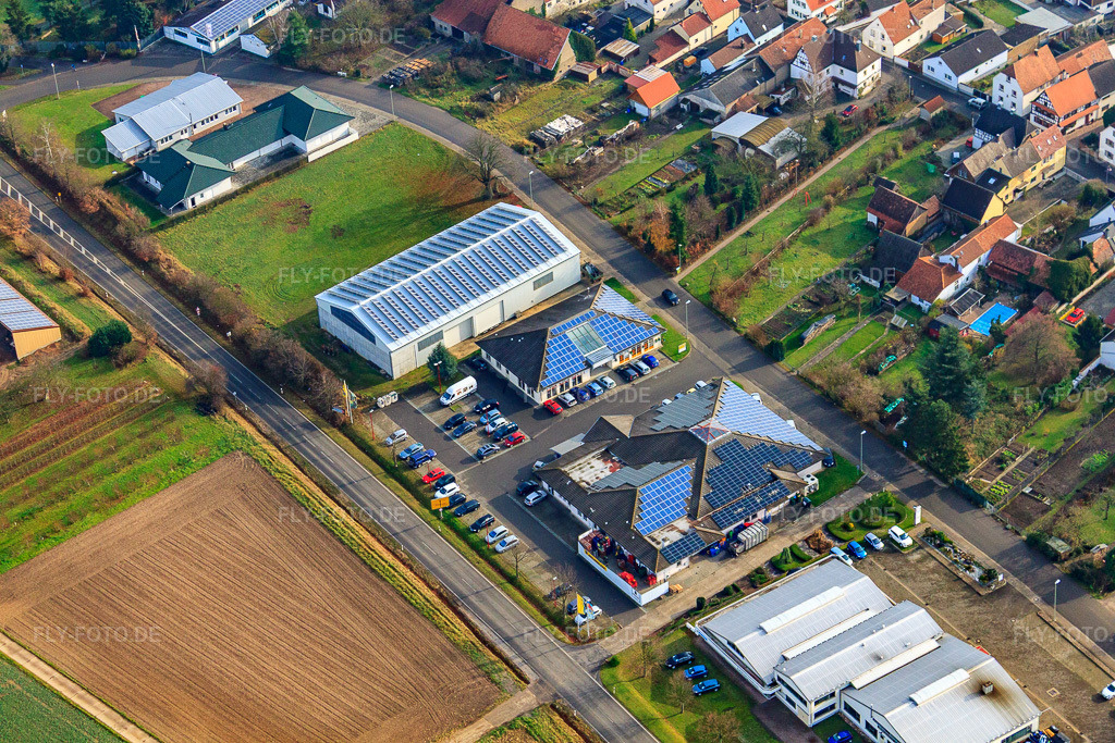 Luftbild: EDEKA Paul in Steinfeld im Bundesland Rheinland-Pfalz in Deutschland. Foto: IMG_35583.jpg vom 20.11.2010 durch Werner Riehm/FLY-FOTO.de