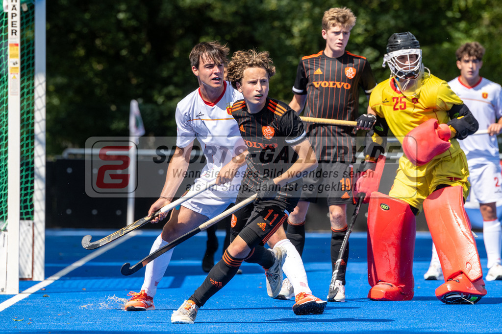 SFE_20230716_0220 | EuroHockey EM U18 Boys 3th 4th Netherlands vs Spain am 16.07.2023 in Krefeld (Gerd-Wellen-Hockeyanlage), Photo: Stephan Fehrmann 2023 (Sports-Gallery)