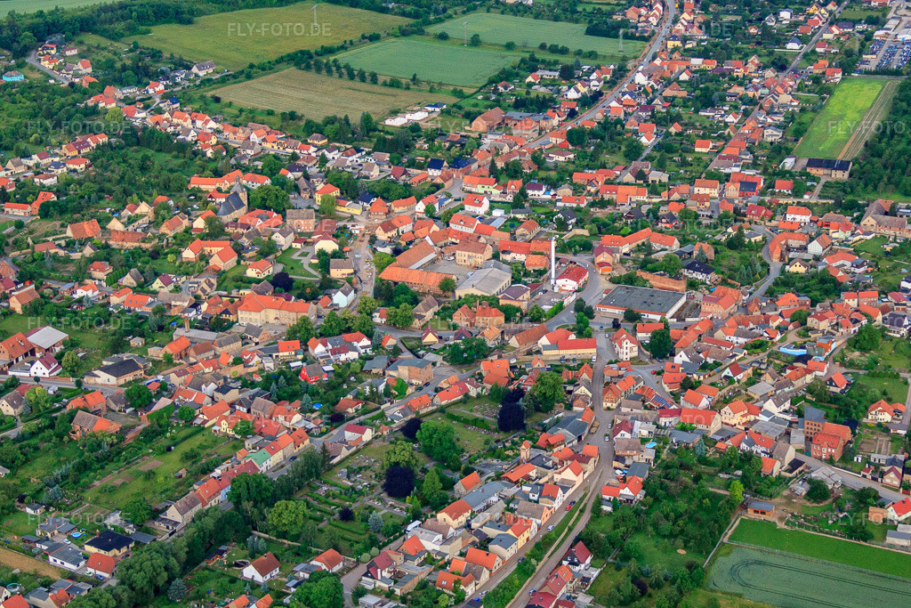 Luftbild: Schäferplatz im Ortsteil Rieder in Ballenstedt im Bundesland Sachsen-Anhalt in Deutschland. Foto: IMG_58096.jpg vom 28.06.2013 durch Werner Riehm/FLY-FOTO.de