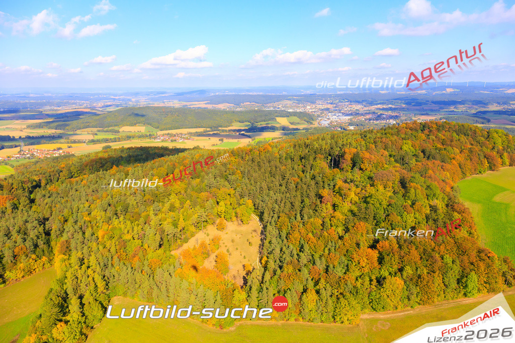 Die Luftaufnahme Kordigast - Weismain wurde vom UL-Flugzeug (keine Drohne) aus fotografiert.Hohe Druck- Auflösung-die Geschenkidee!