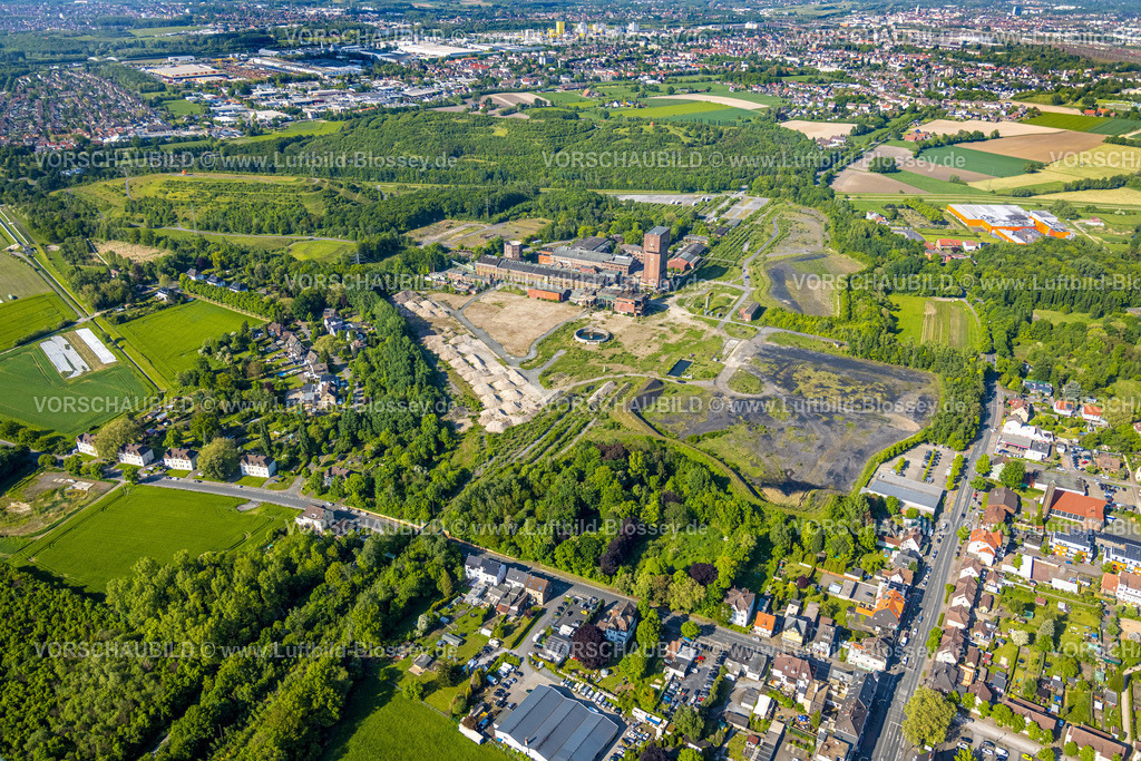 Hamm230506538 | Luftbild, Hammerkopfturm am ehem. Bergwerk Ost Hamm, CreativRevier, Halde Humbert und Halde Kissinger Höhe, Stadtbezirk Herringen, Hamm, Ruhrgebiet, Nordrhein-Westfalen, Deutschland
