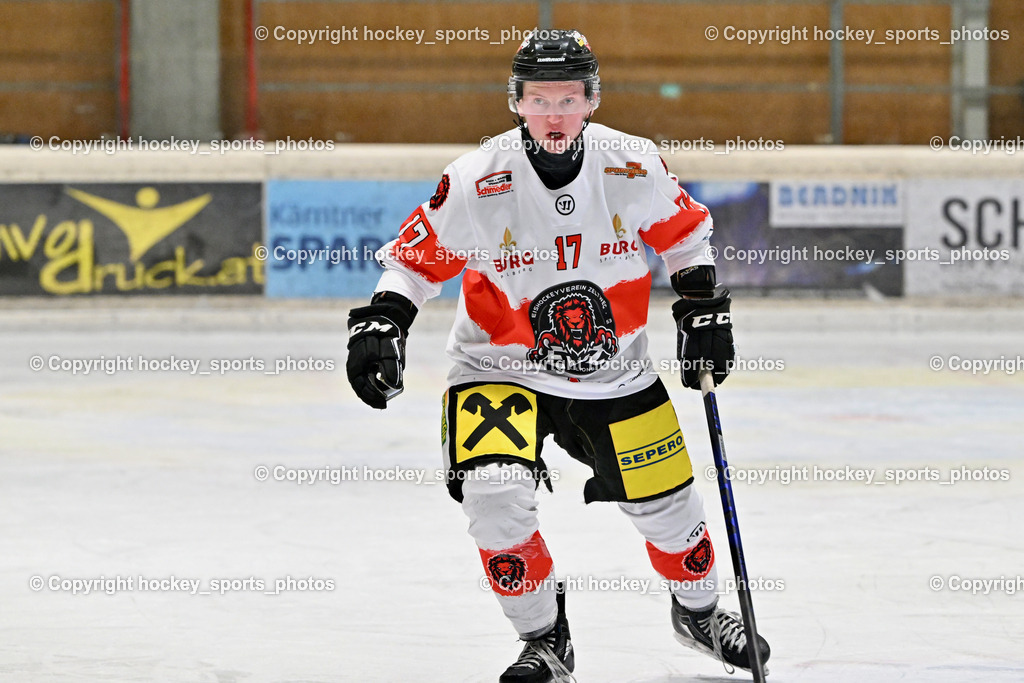 EC MET PHOTOVOLTAIK HORNETS SPITTAL vs. EV ZELTWEG MURTAL LIONS | #17 Logar Miha EV ZELTWEG MURTAL LIONS, EC MET PHOTOVOLTAIK HORNETS SPITTAL vs. EV ZELTWEG MURTAL LIONS, EC MET PHOTOVOLTAIK HORNETS SPITTAL vs. EV ZELTWEG MURTAL LIONS am 08.02.2026 in Spittal an der Drau (Eissportzentrum Spittal), Austria, (Photo by Bernd Stefan)