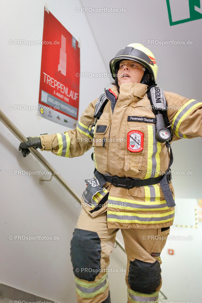 KölnTurm Treppenlauf; Köln, 03.08.2025 | Impressionen vom KölnTurm Treppenlauf am 03.08.2025 in Köln (Nordrhein-Westfalen). 