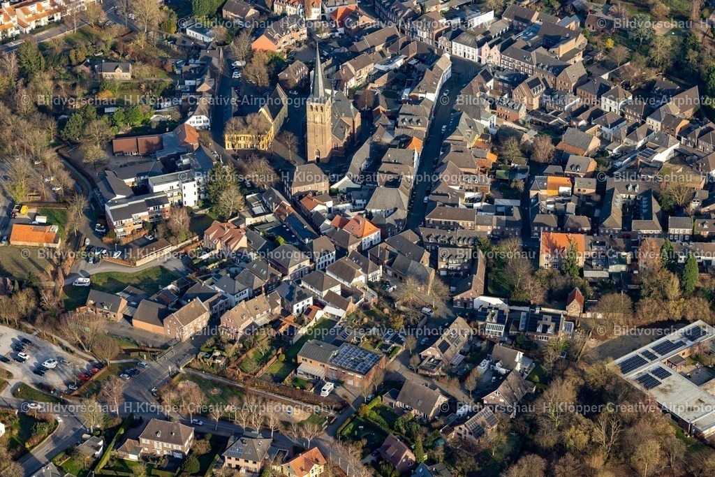 Luftbild Wachtendonk-8433 | Luftbildfotografie Altstadtbereich und Innenstadtzentrum in Wachtendonk im Bundesland Nordrhein-Westfalen, Deutschland - Realisiert mit Pictrs.com