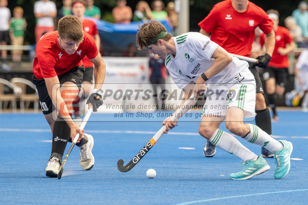SFE_20230715_0035 | EuroHockey EM U18 Boys Ireland vs Poland am 15.07.2023 in Krefeld (Gerd-Wellen-Hockeyanlage), Photo: Stephan Fehrmann 2023 (Sports-Gallery)