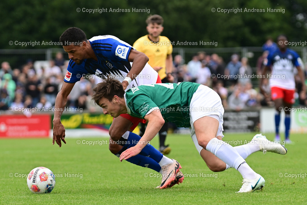 Fußball I Herren I Testspiel  I TSV Elstorf - Hamburger SV I 5.7.2025 | a-hannig - Realisiert mit Pictrs.com