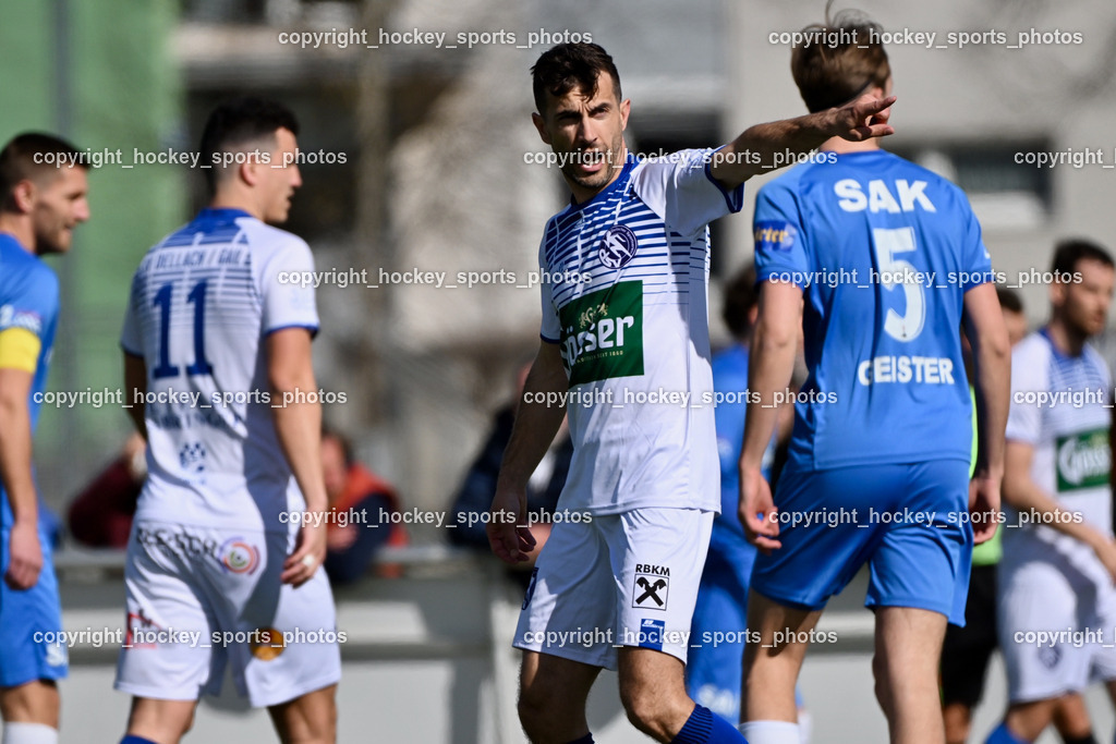 SAK vs. Dellach Gail | #10 Samir Nuhanovic Dellach Gail, SAK vs. Dellach Gail, SAK vs. Dellach Gail am 22.03.2025 in Klagenfurt (Sportpark Welzenegg), Austria, (Photo by Bernd Stefan)
