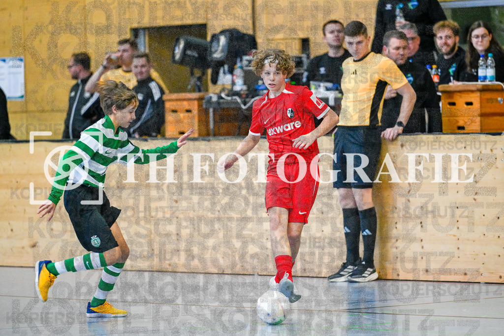 GER, Sporting - SC Freiburg, Fussball, U14 Hallenturnier, PS-Immo-Cup 2026, 18.01.2026 | Sporting - SC Freiburg