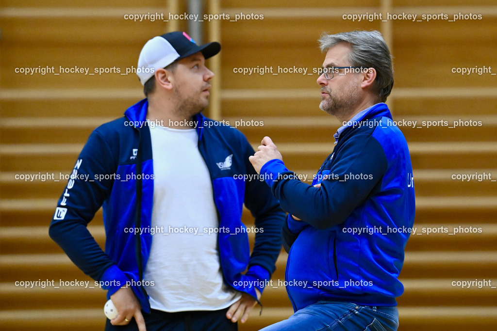 VSV Unihockey vs. Wiener Floorball Verein 7.1.2023 | Headcoach VSV Unihockey Stefan Achernig, #87 Timmo Taurer