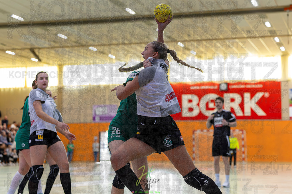 Jugendbundesliga wJA, Pokalrunde, HSG Kleenheim/Langgöns - Frisch Auf Göppingen | Jugendbundesliga wJA, Pokalrunde, HSG Kleenheim/Langgöns - Frisch Auf Göppingen am 28.02.2026 in Oberkleen (Weidig-Halle)Photo © 2026 - Jörg Heinrich - Realisiert mit Pictrs.com