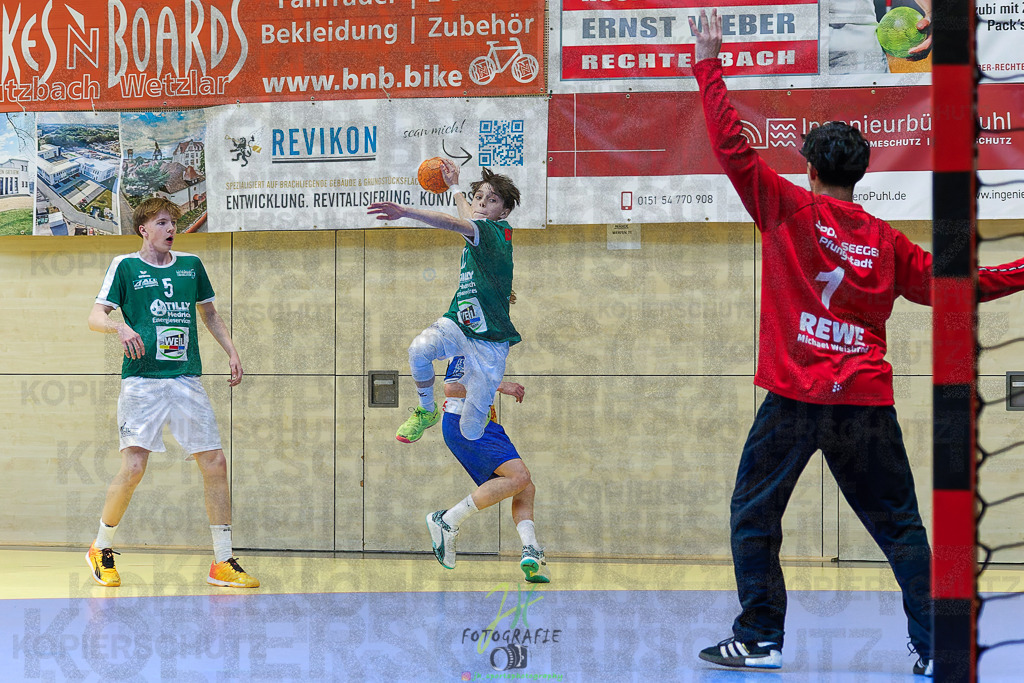mJC-Regionalliga, Halbfinale Hessenmeisterschaft; HSG Dutenhofen/Münchholzhausen - TSV Pfungstadt | mJC-Regionalliga, Halbfinale Hessenmeisterschaft; HSG Dutenhofen/Münchholzhausen - TSV Pfungstadt am 15.03.2025 in Münchholzhausen (Sporthalle Münchholzhausen)Photo © 2025 - Jörg Heinrich - Realisiert mit Pictrs.com