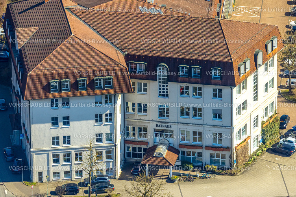 Sundern250304552 | Luftbild, Rathaus Stadtverwaltung, Sundern, Sauerland, Nordrhein-Westfalen, Deutschland