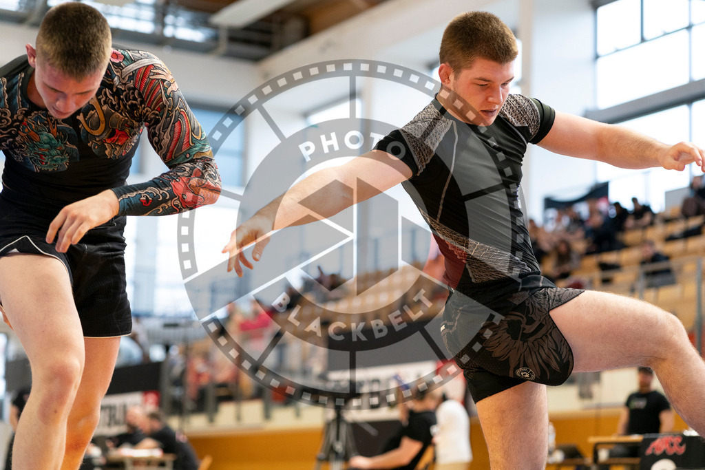 20240316PBB0831 | Athletes compete during the ADCC Eastern European Open grappling Competition in Poznan, Poland, on March 16, 2024.