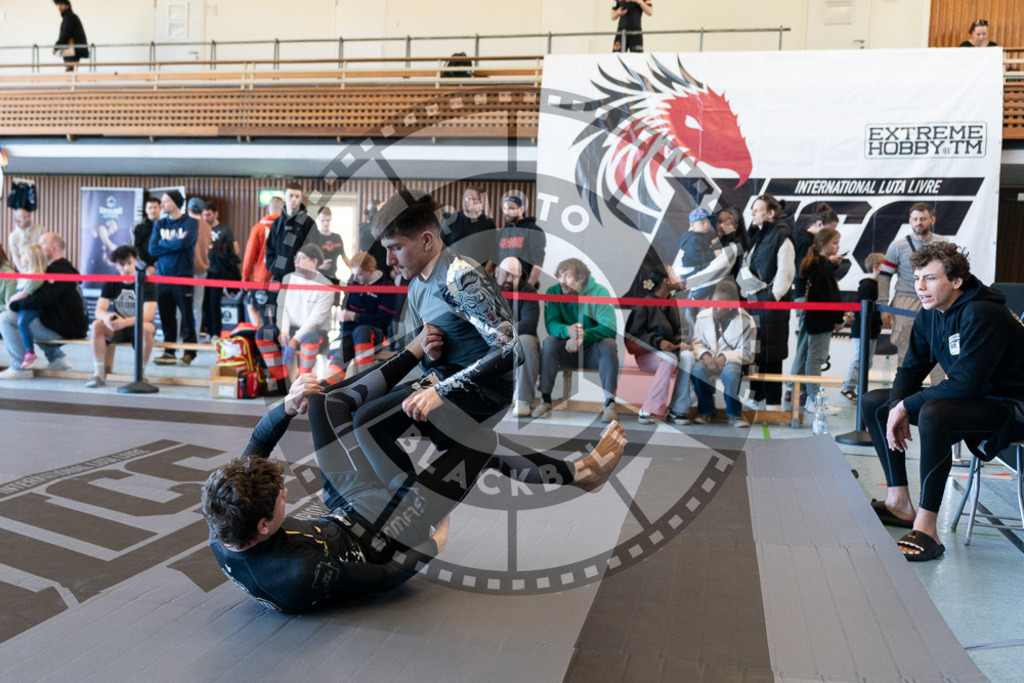 20250329PBB3523 | Fighters compete during the International Luta Livre (ILLCS) Germany IX Spring 2025 Competition spring on March 29, 2025 in Hannover, Germany.© Chiara Dazi