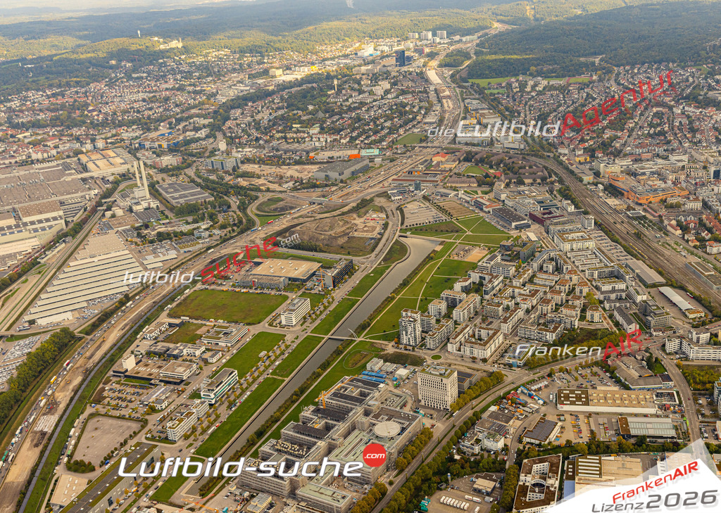 Luftaufnahme von  Böblingen - Die Luftaufnahme wurde 2025 vom UL-Flugzeug heraus erstellt ( keine Drohne ) - Hochauflösende Luftaufnahme - für professionelle Ausdrucke geeignet. Die Geschenkidee !Mit Lizenz und Bildrechte bestellbar