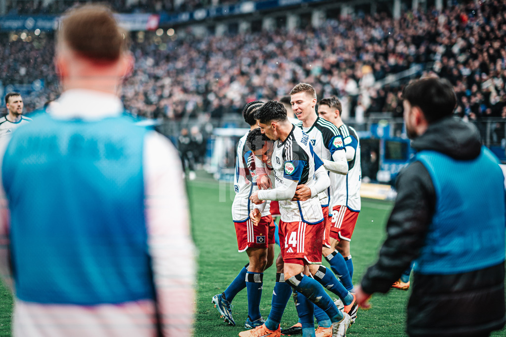 Fußball | Männer | Saison 2023/2024 | 2. Fußball-Bundesliga | 23. Spieltag | Hamburger SV vs. SV 07 Elversberg | 25.02.2024 | sportfotografie mit justus stegemann